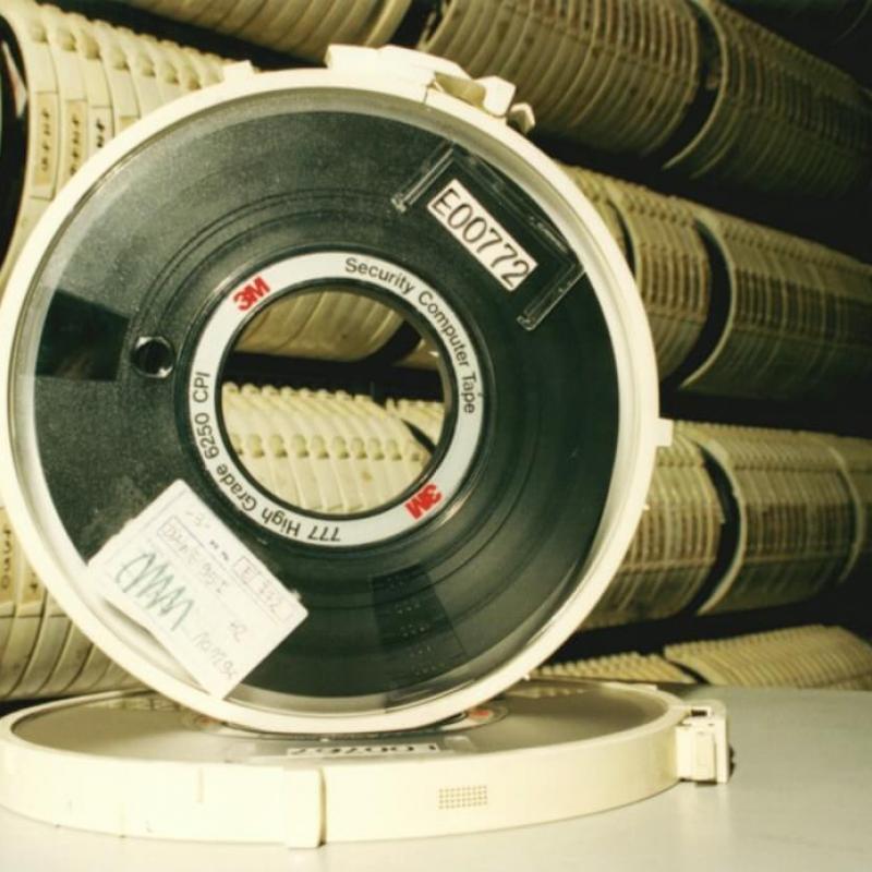 Powiększ obraz: Powiększ obraz: Taśmy magnetyczne do komputerów typu "ODRA"